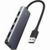 UGREEN USB HUB CM219. 4 X USB-A 3.0 - 1 X TYPE-C GREY