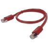 CABLEXPERT PP12-3M/R RED PATCH CORD CAT.5E MOLDED STRAIN RELIEF 50U PLUGS 3M