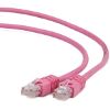 CABLEXPERT PP12-3M/RO PINK PATCH CORD CAT.5E MOLDED STRAIN RELIEF 50U PLUGS 3M