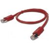 CABLEXPERT PP12-5M/R RED PATCH CORD CAT.5E MOLDED STRAIN RELIEF 50U PLUGS 5M