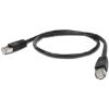 CABLEXPERT PP6-0.5M/BK BLACK PATCH CORD CAT6 MOLDED STRAIN RELIEF 50U PLUGS 0.5M