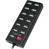 LOGILINK UA0126 USB 2.0 13-PORT HUB WITH ON/OFF SWITCH BLACK