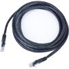 CABLEXPERT PP12-0.5M/BK BLACK PATCH CORD CAT5E MOLDED STRAIN RELIEF 50U PLUGS 0.5M