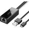 UGREEN MICRO USB 2.0 TO 1 FAST ETHERNET BLACK 30985