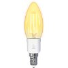DELTACO SH-LFE14C35 SMART HOME ΛΑΜΠΑ LED E14 WIFI 4.5W 1800K-6500K