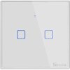 SONOFF T2EU2C-TX TWO-CHANNEL TOUCH LIGHT SWITCH WI-FI WHITE