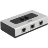 DELOCK 87673 SWITCH RJ45 10 GBPS 2 PORT MANUAL BIDIRECTIONAL