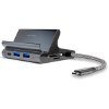 4SMARTS UNIVERSAL TABLET + SMARTPHONE STAND 7IN1 HUB PLUS DEX-MODE GREY