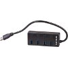 AKYGA HUB AK-AD-33 USB ACTIVE USB A (M) / 4X USB A (F) SWITCHES VER. 3.0 15CM