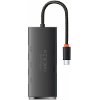BASEUS LITE SERIES HUB 4X USB 3.0 + TYPE-C 25CM BLACK