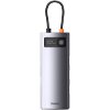 BASEUS METAL GLEAM SERIES 4-IN-1 HUB 3X USB 3.0 + TYPE-C GREY