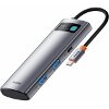 BASEUS METAL GLEAM SERIES 7-IN-1 USB-C 2XUSB 3.0 + HDMI + PD + CARD READER