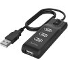 HAMA 200118 USB 4 PORT ON/OFF 2.0 HUB 1:4