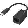 HAMA 200322 NETWORK ADAPTER, USB-C PLUG - LAN/ETHERNET SOCKET, GIGABIT ETHERNET
