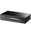 CUDY SWITCH GS1005PTS1, 5-PORT GIGABIT POE+ SWITCH WITH 1 SFP SLOT