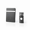 NEDIS DOORB212BK WIRELESS DOORBELL SET BATTERY POWERED 36 MELODIES