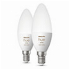 PHILIPS HUE LED LAMP E14 2-PACK 5.3W 320LM WHITE COLOR AMBIANCE