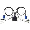 LEVEL ONE KVM-0223 2 PORT USB CABLE KVM 0.9M WITH AUDIO