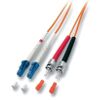 EQUIP 254215 FIBER OPTIC PATCHCABLE LC-ST DUPLEX MM 50/125 OM2 ORANGE LSOH 5M