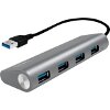 LOGILINK UA0307 4-PORT HUB USB 3.0 WITH ALUMINUM CASING