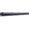 GOOBAY 93865 24-PORT UNSHIELDED CAT.5E 1U 19'' PATCH PANEL BLACK