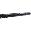 GOOBAY 93866 24-PORT UNSHIELDED CAT.6 1U 19'' PATCH PANEL BLACK