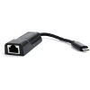GEMBIRD A-CM-LAN-01 USB-C GIGABIT NETWORK ADAPTER BLACK