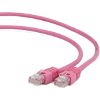 CABLEXPERT PP12-0.25M/RO PINK PATCH CORD CAT.5E MOLDED STRAIN RELIEF 50U PLUGS 0.25M