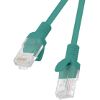 LANBERG PATCHCORD CAT.5E 0.25M GREEN