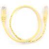 CABLEXPERT PP12-1.5M/Y YELLOW PATCH CORD CAT.5E MOLDED STRAIN RELIEF 50U PLUGS 1.5M