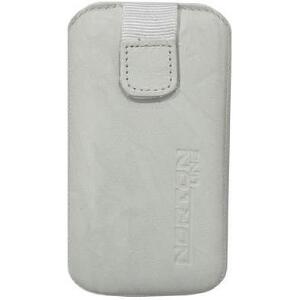 LEATHER POUCHE ANILINE CASE WHITE ΓΙΑ NOKIA 6700 SLIDE