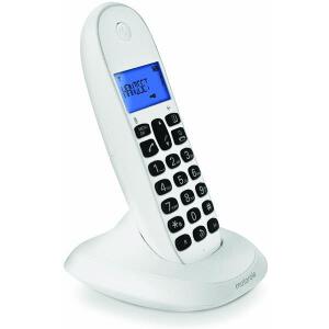 MOTOROLA C1001LB DECT CORDLESS PHONE WHITE