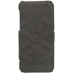 ΘΗΚΗ ΔΕΡΜΑΤΙΝΗ FLIP STONEAGE APPLE IPHONE 5C CIVILIZATION ROAD DARK GREY