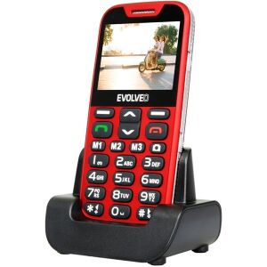 EVOLVEO EASYPHONE XD SENIOR RED/SILVER