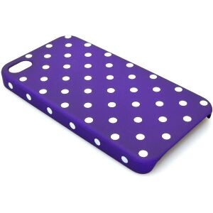 SANDBERG COVER IPHONE 4/4S DOT PATTERN PURPLE