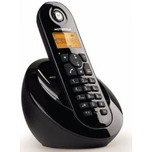 MOTOROLA C601 SINGLE DIGITAL CORDLESS PHONE BLACK