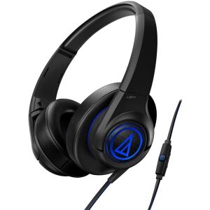 AUDIO TECHNICA ATH-AX5IS SONICFUEL OVER-EAR HEADPHONES FOR SMARTPHONES BLACK