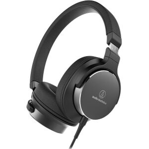 AUDIO TECHNICA ATH-SR5BK ON-EAR HIGH-RESOLUTION AUDIO HEADPHONES BLACK