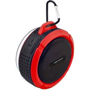 ESPERANZA EP125KR COUNTRY BLUETOOTH SPEAKER WATERPROOF BLACK/RED