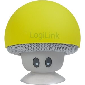 LOGILINK SP0054YW MOBILE BLUETOOTH SPEAKER MUSHROOM DESIGN YELLOW