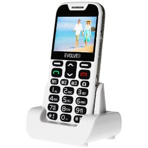 EVOLVEO EASYPHONE XD SENIOR WHITE/SILVER