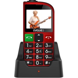 EVOLVEO EASYPHONE FM DUAL SIM RED ENG