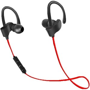 ESPERANZA EH188R BLUETOOTH SPORT EARPHONES BLACK/RED