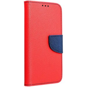 FANCY BOOK FLIP CASE FOR SAMSUNG A12 RED/NAVY