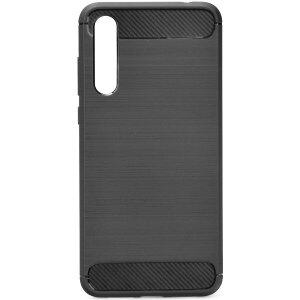 FORCELL CARBON BACK COVER CASE FOR HUAWEI P SMART BLACK