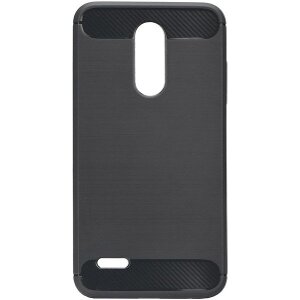 FORCELL CARBON BACK COVER CASE FOR LG K20 2019 BLACK