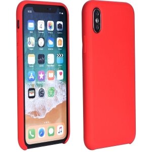 FORCELL SILICONE BACK COVER CASE FOR APPLE IPHONE 11 PRO (5,8) RED