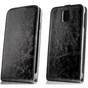 GREENGO LEATHER CASE EXCLUSIVE FOR SONY XPERIA M2 BLACK