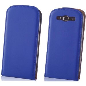LEATHER CASE DELUXE FOR LG G2 MINI BLUE