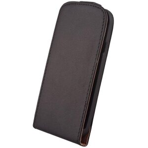 LEATHER CASE ELEGANCE FOR HTC DESIRE 700 BLACK